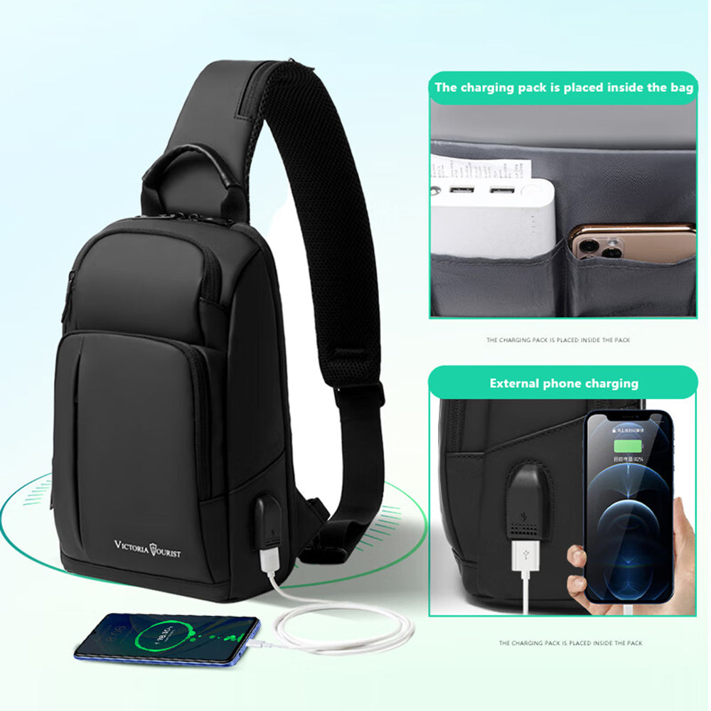 VICTORIATOURIST V5089 Chest Bag Crossbody Sling Backpack Waterproof Outdoor Sports Shoulder Bag VICTORIATOURIST V5089 Chest Bag Crossbody Sling Backpack Waterproof Outdoor Sports Shoulder Bag